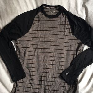 Smartwool long sleeve striped shirt